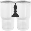 20 oz. Tall Stainless Steel Vacuum Insulated Tumbler White Thumbnail