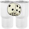 20 oz. Tall Stainless Steel Vacuum Insulated Tumbler White Thumbnail