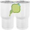 20 oz. Tall Stainless Steel Vacuum Insulated Tumbler White Thumbnail