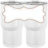 20 oz. Tall Stainless Steel Vacuum Insulated Tumbler White Thumbnail
