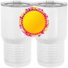 20 oz. Tall Stainless Steel Vacuum Insulated Tumbler White Thumbnail