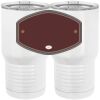20 oz. Tall Stainless Steel Vacuum Insulated Tumbler White Thumbnail
