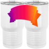 20 oz. Tall Stainless Steel Vacuum Insulated Tumbler White Thumbnail
