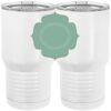 20 oz. Tall Stainless Steel Vacuum Insulated Tumbler White Thumbnail