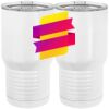 20 oz. Tall Stainless Steel Vacuum Insulated Tumbler White Thumbnail