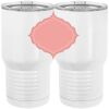 20 oz. Tall Stainless Steel Vacuum Insulated Tumbler White Thumbnail