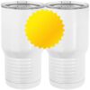 20 oz. Tall Stainless Steel Vacuum Insulated Tumbler White Thumbnail