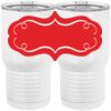 20 oz. Tall Stainless Steel Vacuum Insulated Tumbler White Thumbnail