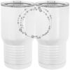 20 oz. Tall Stainless Steel Vacuum Insulated Tumbler White Thumbnail