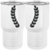 20 oz. Tall Stainless Steel Vacuum Insulated Tumbler White Thumbnail