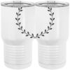 20 oz. Tall Stainless Steel Vacuum Insulated Tumbler White Thumbnail