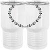 20 oz. Tall Stainless Steel Vacuum Insulated Tumbler White Thumbnail