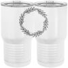20 oz. Tall Stainless Steel Vacuum Insulated Tumbler White Thumbnail