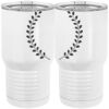 20 oz. Tall Stainless Steel Vacuum Insulated Tumbler White Thumbnail