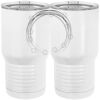 20 oz. Tall Stainless Steel Vacuum Insulated Tumbler White Thumbnail