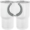20 oz. Tall Stainless Steel Vacuum Insulated Tumbler White Thumbnail