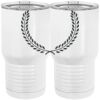 20 oz. Tall Stainless Steel Vacuum Insulated Tumbler White Thumbnail