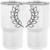 20 oz. Tall Stainless Steel Vacuum Insulated Tumbler White Thumbnail