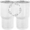 20 oz. Tall Stainless Steel Vacuum Insulated Tumbler White Thumbnail