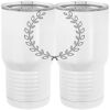 20 oz. Tall Stainless Steel Vacuum Insulated Tumbler White Thumbnail