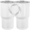 20 oz. Tall Stainless Steel Vacuum Insulated Tumbler White Thumbnail