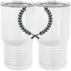 20 oz. Tall Stainless Steel Vacuum Insulated Tumbler White Thumbnail