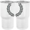 20 oz. Tall Stainless Steel Vacuum Insulated Tumbler White Thumbnail