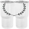 20 oz. Tall Stainless Steel Vacuum Insulated Tumbler White Thumbnail