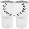 20 oz. Tall Stainless Steel Vacuum Insulated Tumbler White Thumbnail