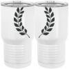 20 oz. Tall Stainless Steel Vacuum Insulated Tumbler White Thumbnail