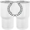 20 oz. Tall Stainless Steel Vacuum Insulated Tumbler White Thumbnail