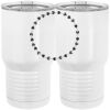 20 oz. Tall Stainless Steel Vacuum Insulated Tumbler White Thumbnail