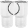 20 oz. Tall Stainless Steel Vacuum Insulated Tumbler White Thumbnail