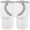 20 oz. Tall Stainless Steel Vacuum Insulated Tumbler White Thumbnail