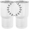 20 oz. Tall Stainless Steel Vacuum Insulated Tumbler White Thumbnail