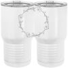 20 oz. Tall Stainless Steel Vacuum Insulated Tumbler White Thumbnail