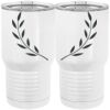 20 oz. Tall Stainless Steel Vacuum Insulated Tumbler White Thumbnail