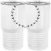 20 oz. Tall Stainless Steel Vacuum Insulated Tumbler White Thumbnail
