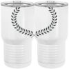 20 oz. Tall Stainless Steel Vacuum Insulated Tumbler White Thumbnail
