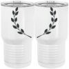 20 oz. Tall Stainless Steel Vacuum Insulated Tumbler White Thumbnail