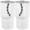 20 oz. Tall Stainless Steel Vacuum Insulated Tumbler White Thumbnail