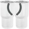 20 oz. Tall Stainless Steel Vacuum Insulated Tumbler White Thumbnail