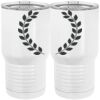 20 oz. Tall Stainless Steel Vacuum Insulated Tumbler White Thumbnail