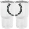 20 oz. Tall Stainless Steel Vacuum Insulated Tumbler White Thumbnail