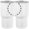 20 oz. Tall Stainless Steel Vacuum Insulated Tumbler White Thumbnail