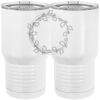 20 oz. Tall Stainless Steel Vacuum Insulated Tumbler White Thumbnail