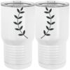 20 oz. Tall Stainless Steel Vacuum Insulated Tumbler White Thumbnail