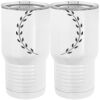 20 oz. Tall Stainless Steel Vacuum Insulated Tumbler White Thumbnail