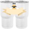 20 oz. Tall Stainless Steel Vacuum Insulated Tumbler White Thumbnail
