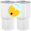 20 oz. Tall Stainless Steel Vacuum Insulated Tumbler White Thumbnail